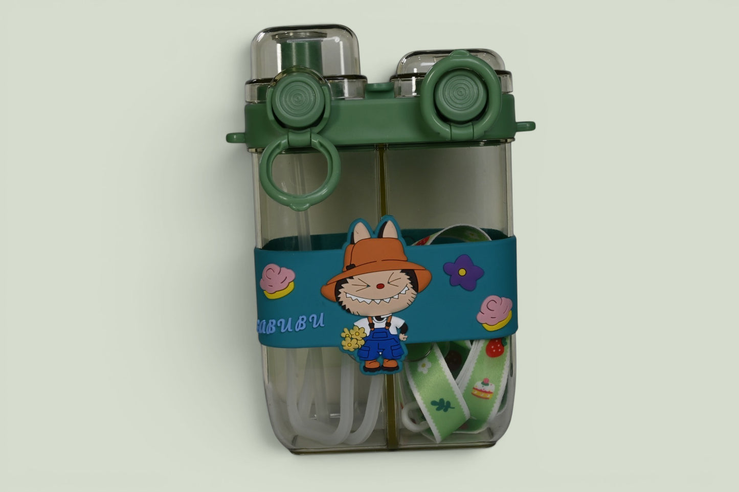 Labubu Green Water Bottle