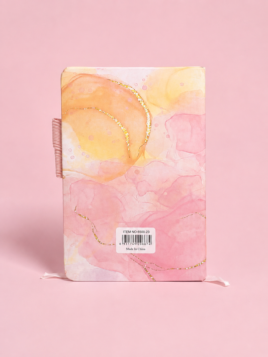 Pastel Clouds Gold Foil Notebook