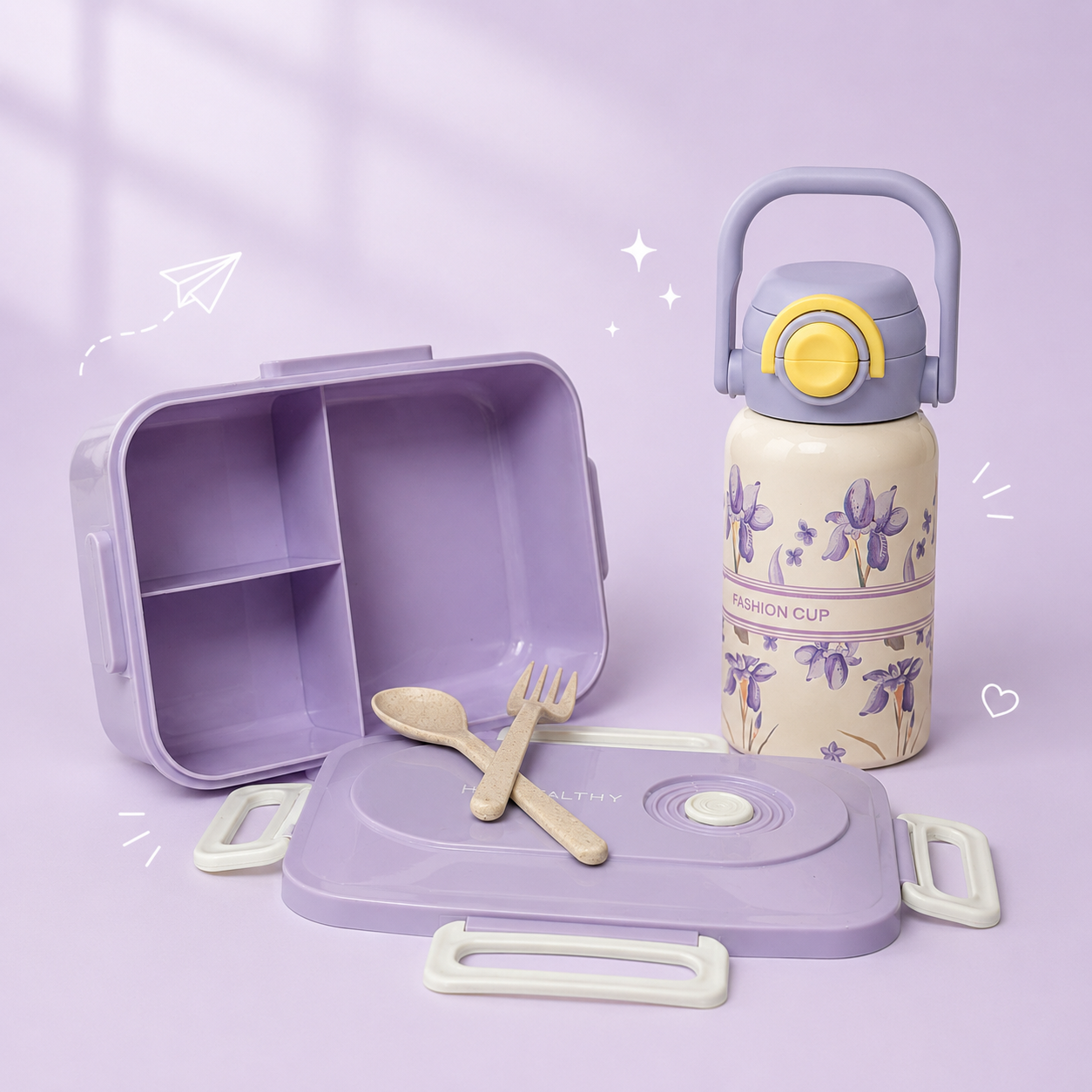 Lavender Lunch & Sip Set