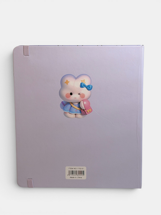 Kawaii Purple Cloud Character Diary