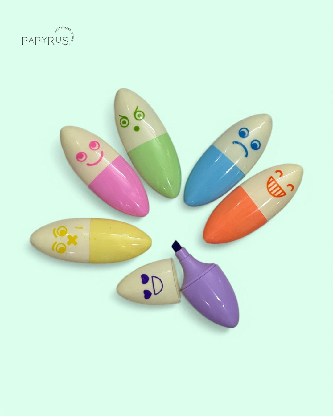 πβ¨ Capsule Emoji Highlighters β Brighten Your Notes with a Smile! πποΈ