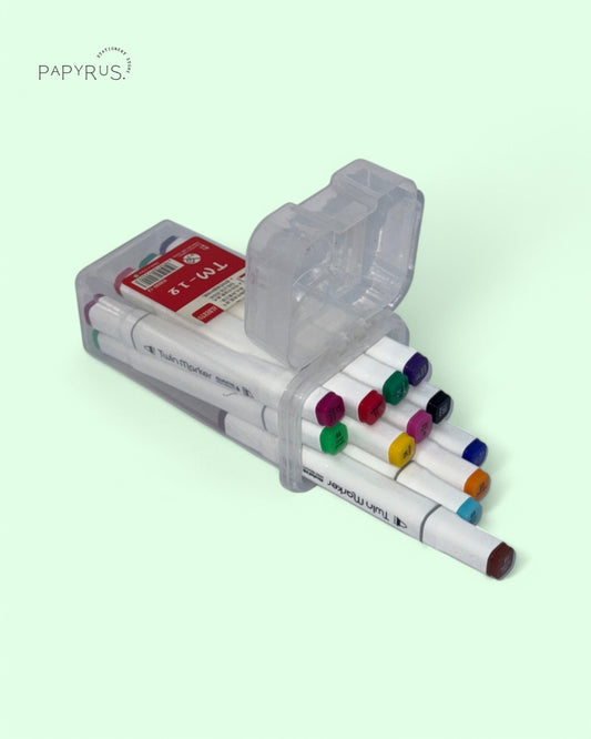 π¨ TwinMarker 12-Color Set β Double the Fun, Double the Creativity! βοΈποΈ