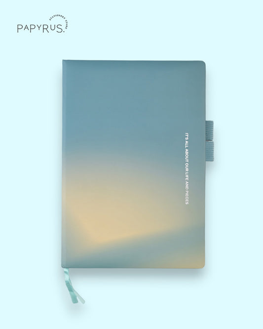 Soft Touch Gradient Notebook - Aesthetic Ombre Journal