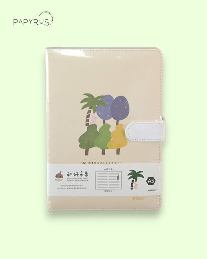 A5 PU Leather Notebook - Minimalist Nature Journal