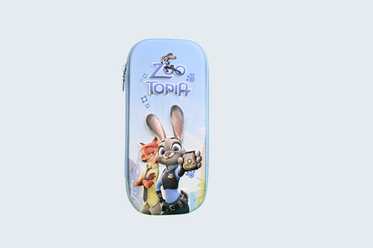 Blue Zootopia Pencil Case