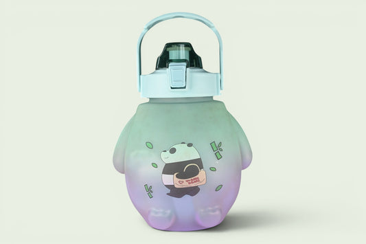 Panda Gradient Water Bottle