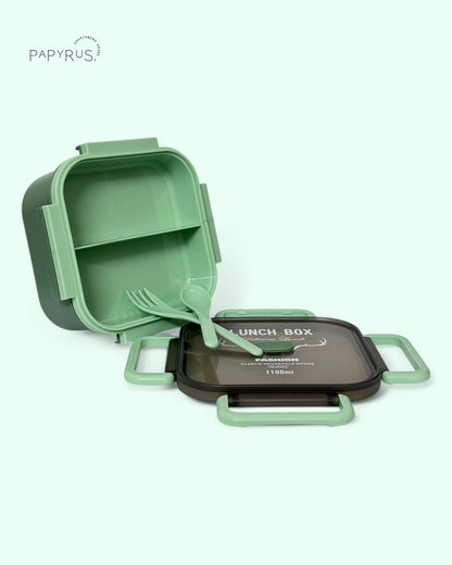 🥗 Minimalist Green Lunch Box – Fresh, Functional, and Stylish 🌿