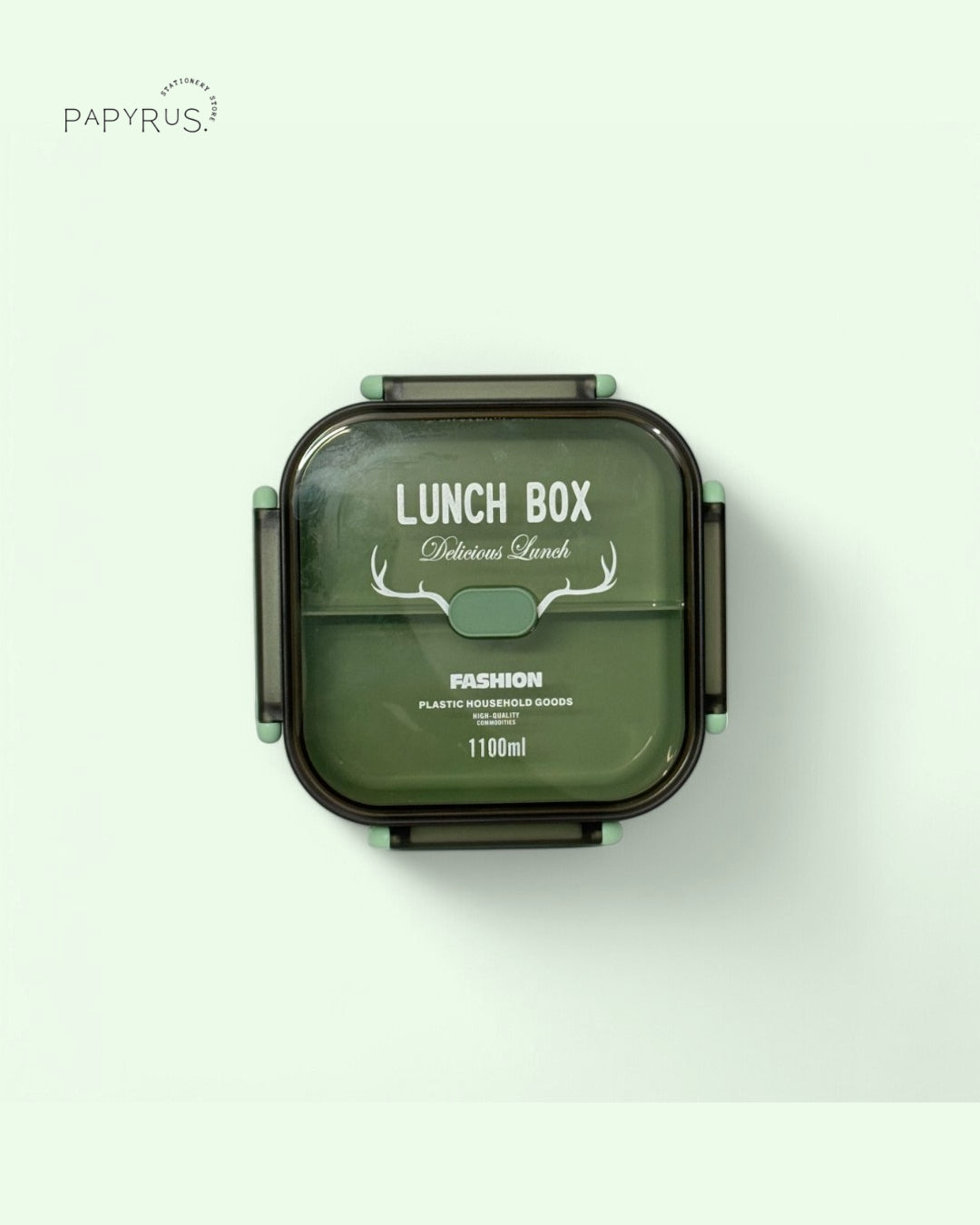 🥗 Minimalist Green Lunch Box – Fresh, Functional, and Stylish 🌿