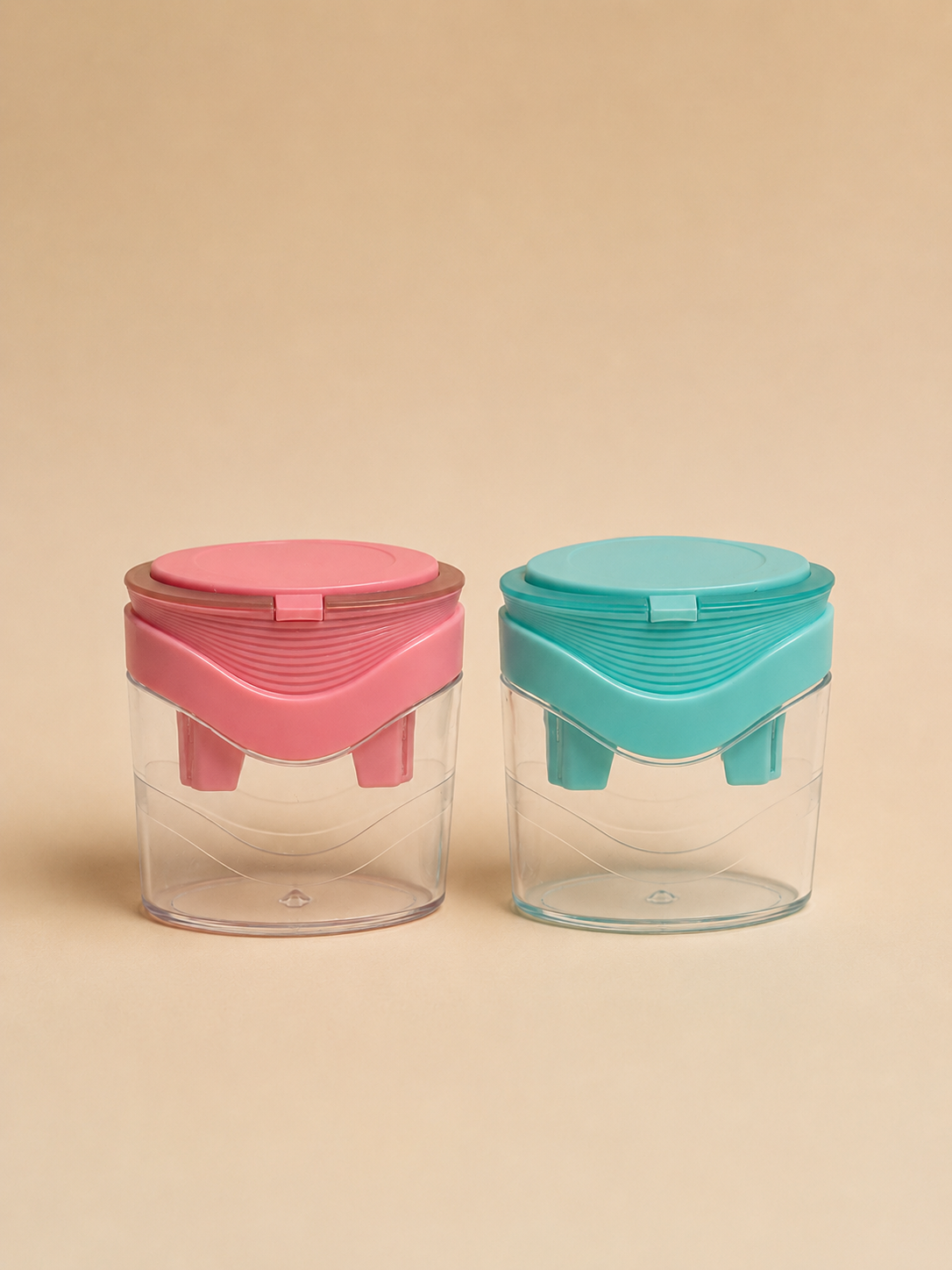 Dual Hole Sharpener and container