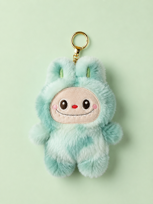Labubu Plush keychain (Green)