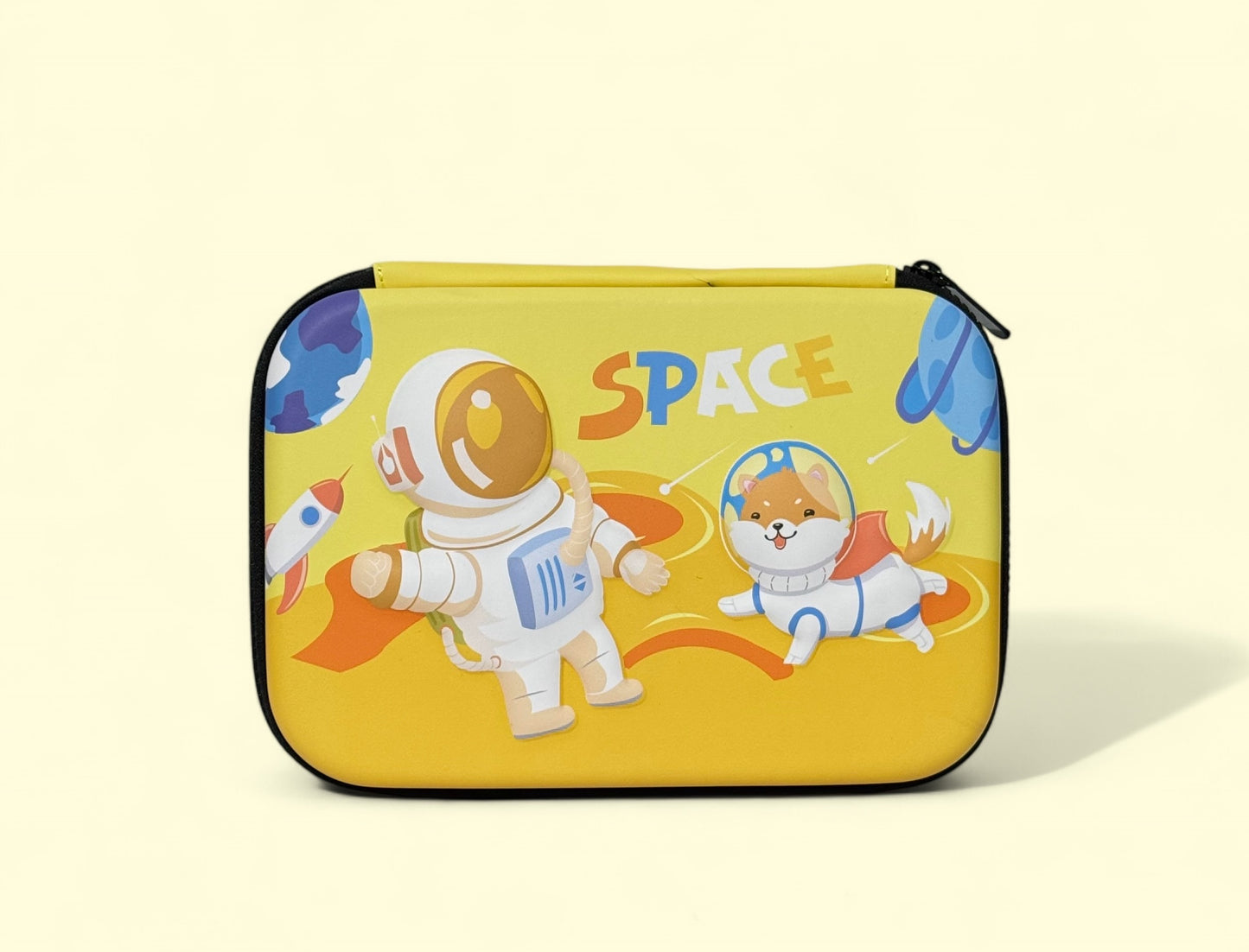 3D Space Explorer Pencil Case (Yellow)