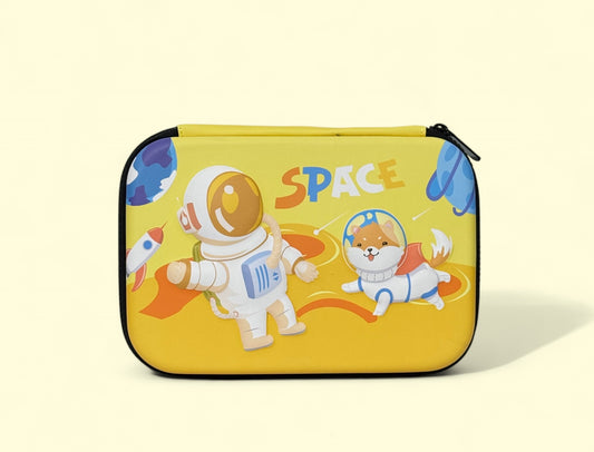 3D Space Explorer Pencil Case (Yellow)