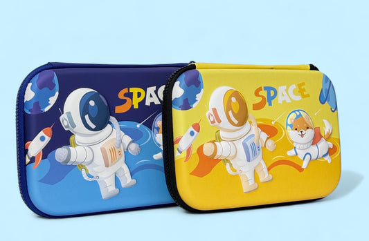 3D Space Explorer Pencil Case (Yellow)