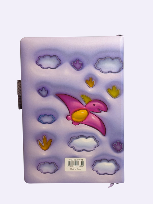 Purple Little Dino Diary