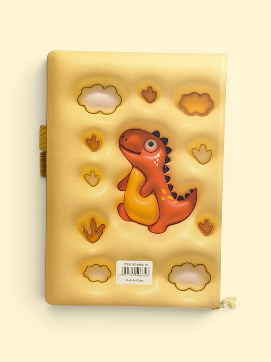 Yellow Little Dino Diary