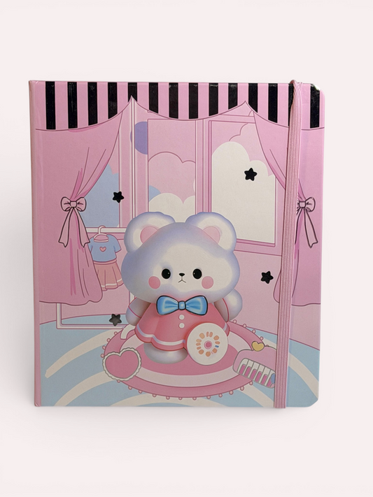 Kawaii Pink Bear Diary