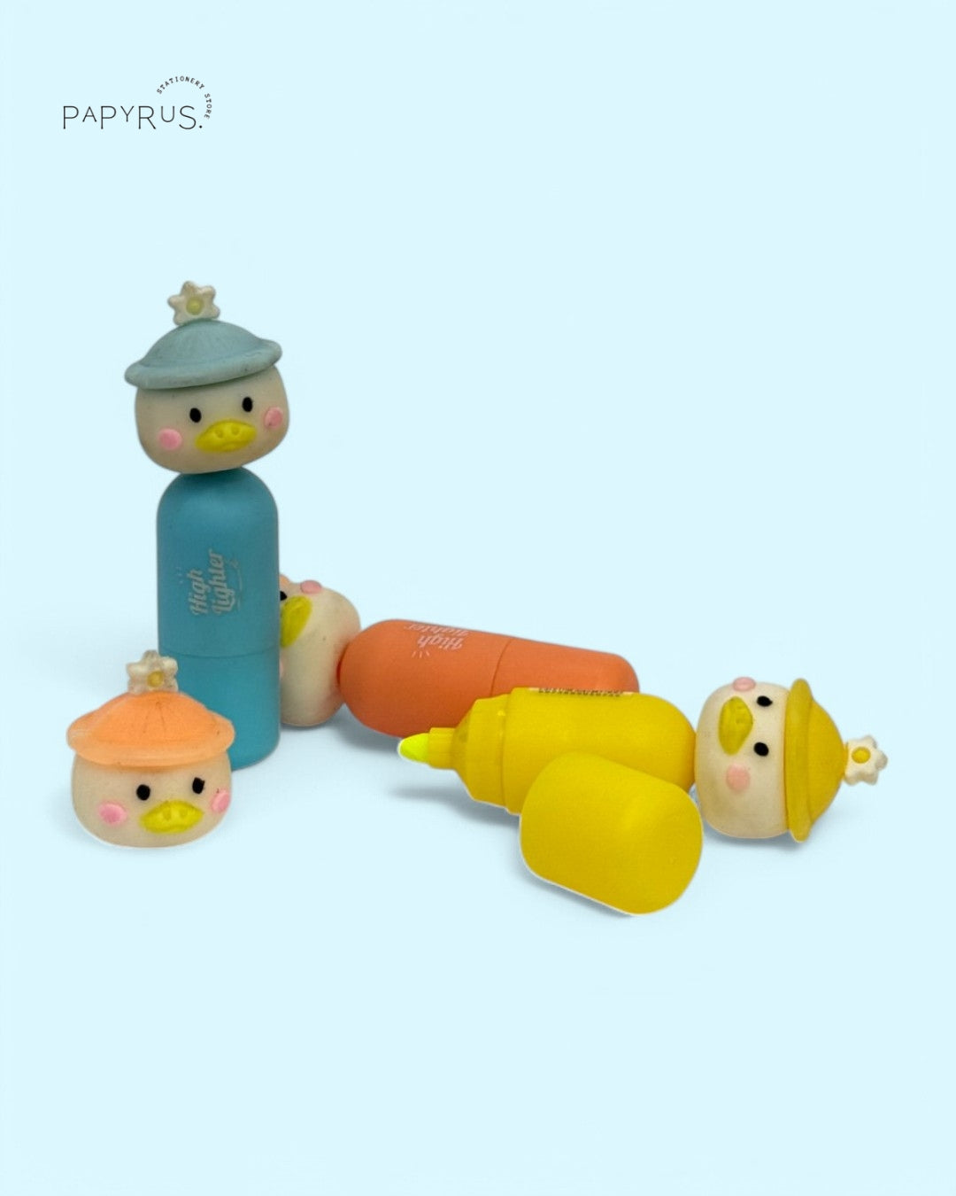 🦆 Duck-Themed Yellow Highlighter – Quack Up Your Notes! ✨