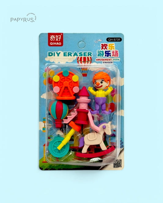 🎪 DIY Circus Eraser Set – Build Your Own Big-Top Adventure! 🐴🎈🤹