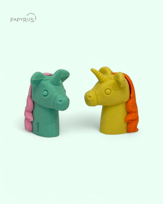🦄🍔 Fantasy Bites Eraser Set – Fun to Use, Not to Chew! 🍟🌭